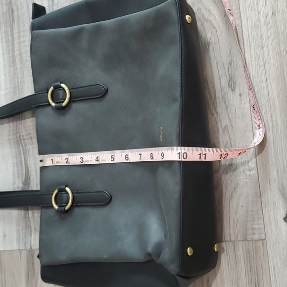 Relic by Fossil Joni handbag. Two tone black/gray - Picture 7 of 8